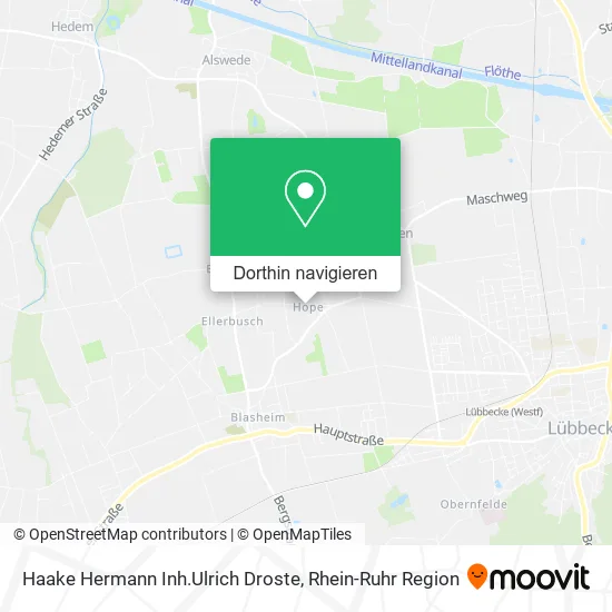 Haake Hermann Inh.Ulrich Droste Karte