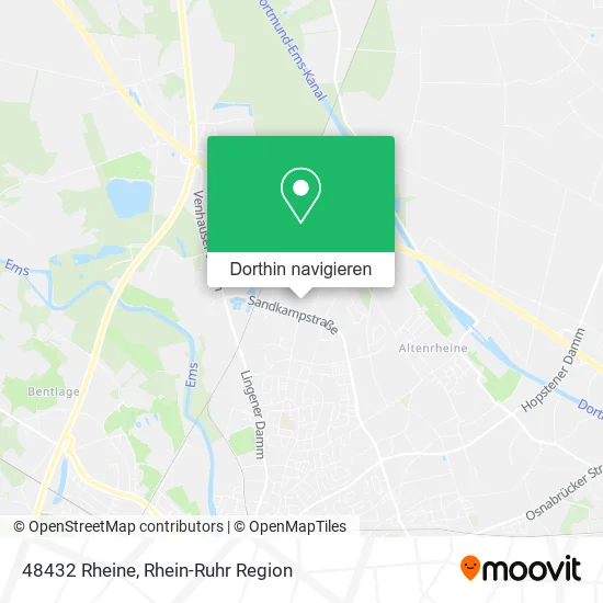 48432 Rheine Karte