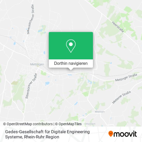 Gedes-Gesellschaft für Digitale Engineering Systeme Karte
