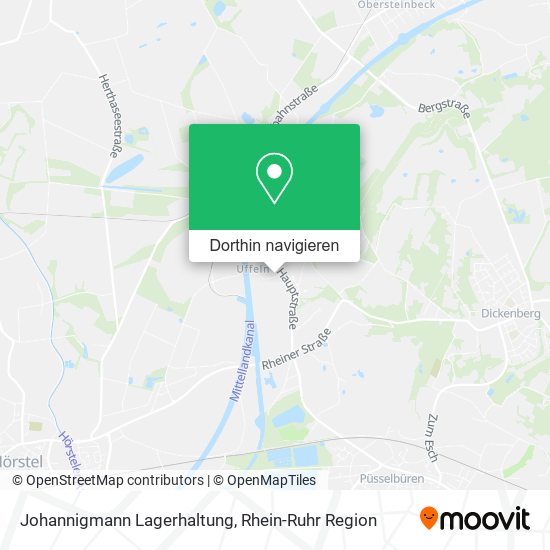 Johannigmann Lagerhaltung Karte