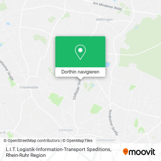 L.I.T. Logistik-Information-Transport Speditions Karte