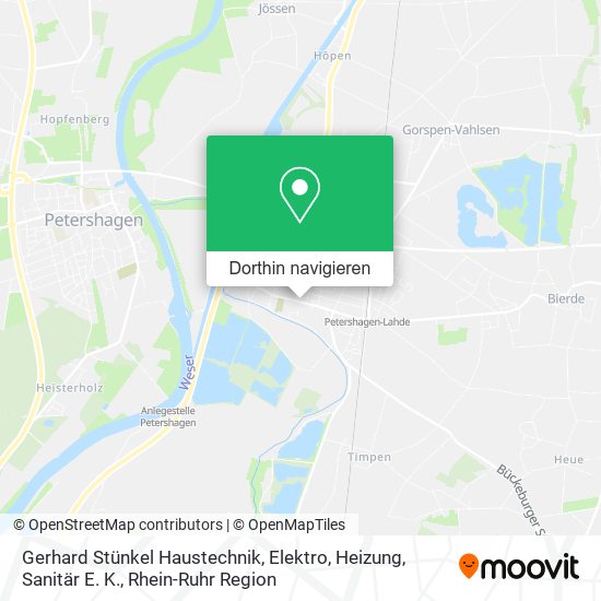 Gerhard Stünkel Haustechnik, Elektro, Heizung, Sanitär E. K. Karte