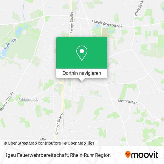 Igeu Feuerwehrbereitschaft Karte