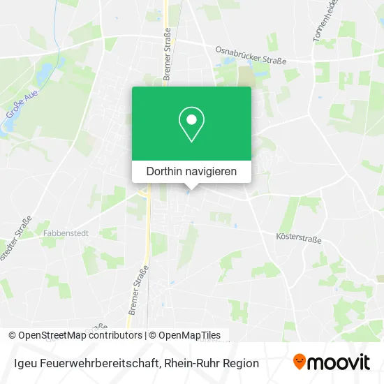 Igeu Feuerwehrbereitschaft Karte