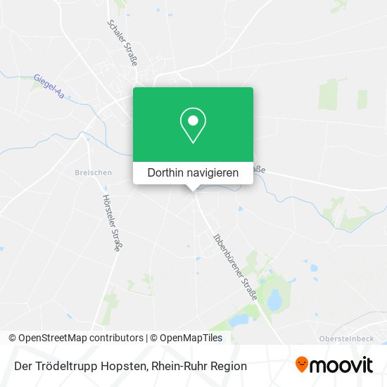 Der Trödeltrupp Hopsten Karte