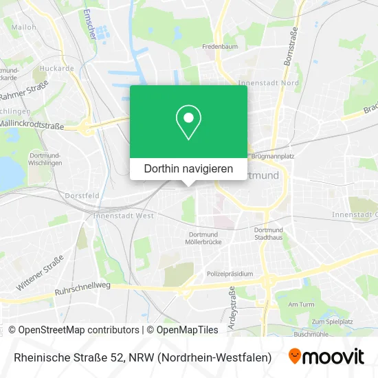 Rheinische Straße 52 Karte