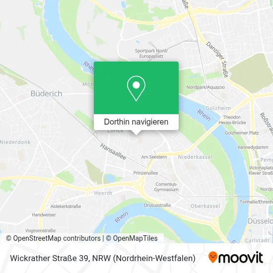 Wickrather Straße 39 Karte