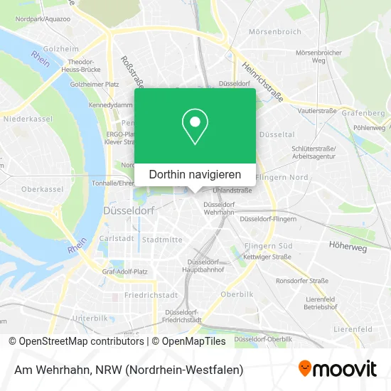 Am Wehrhahn Karte