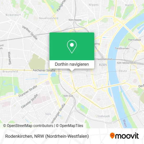 Rodenkirchen Karte