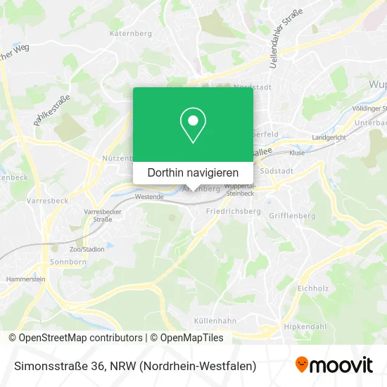 Simonsstraße 36 Karte