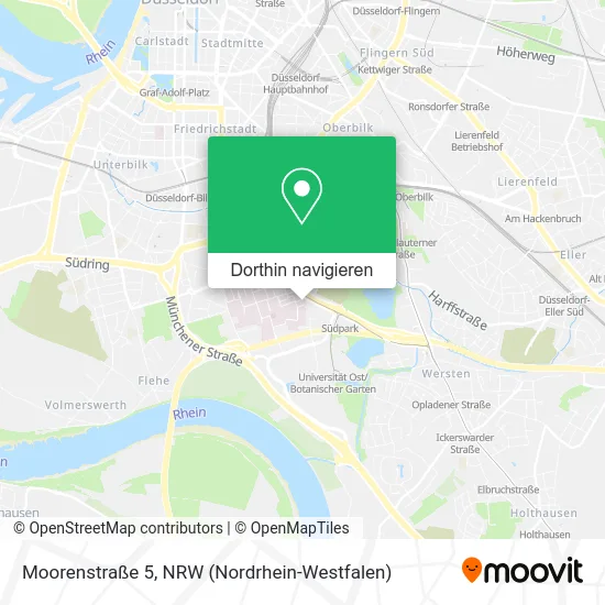 Moorenstraße 5 Karte
