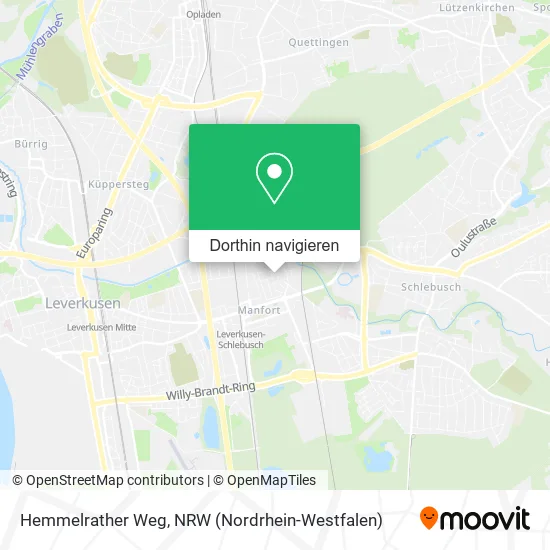 Hemmelrather Weg Karte