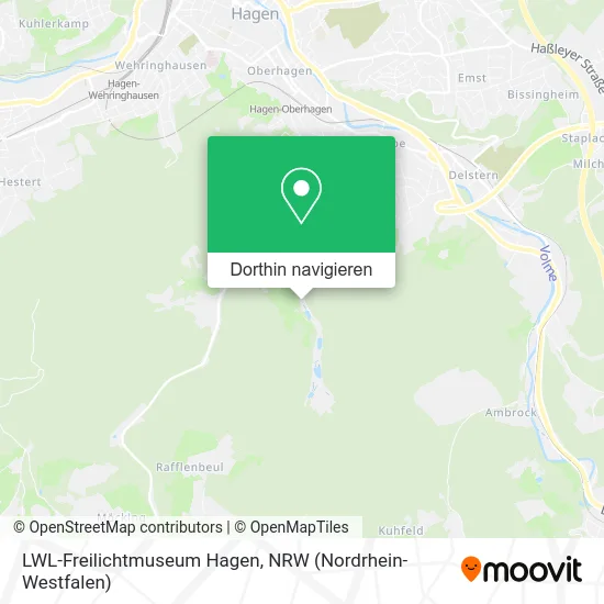 LWL-Freilichtmuseum Hagen Karte