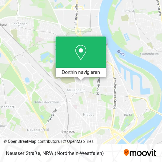 Neusser Straße Karte
