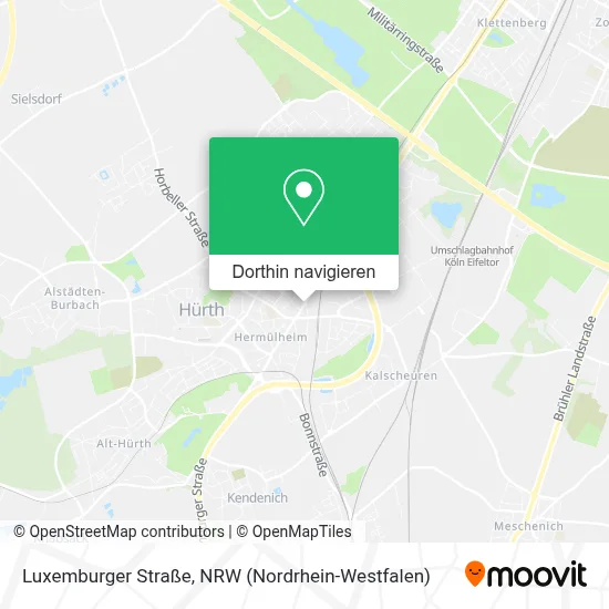 Luxemburger Straße Karte