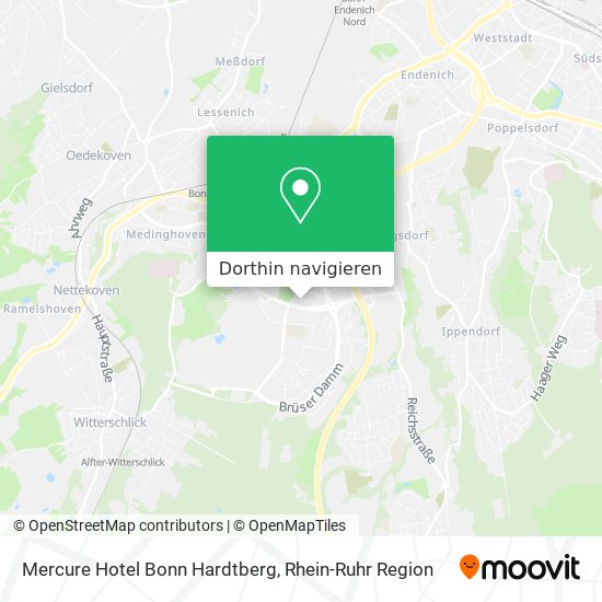 Mercure Hotel Bonn Hardtberg Karte
