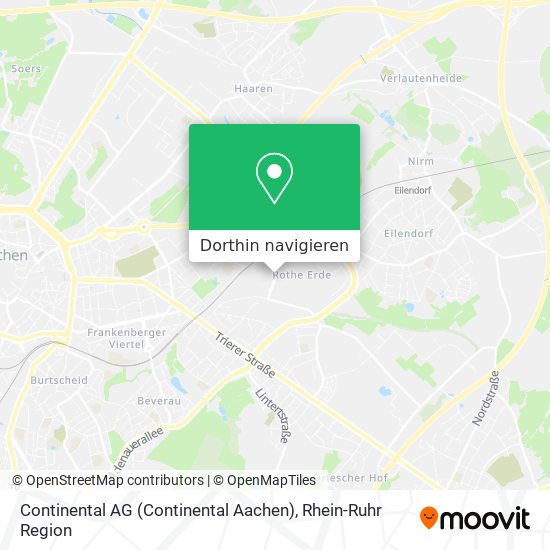 Continental AG (Continental Aachen) Karte
