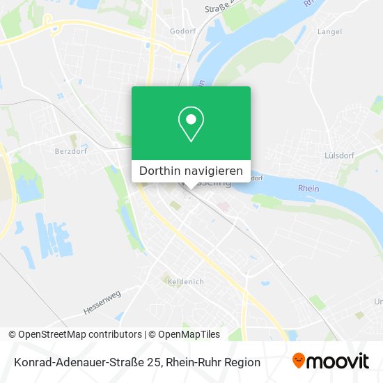 Konrad-Adenauer-Straße 25 Karte