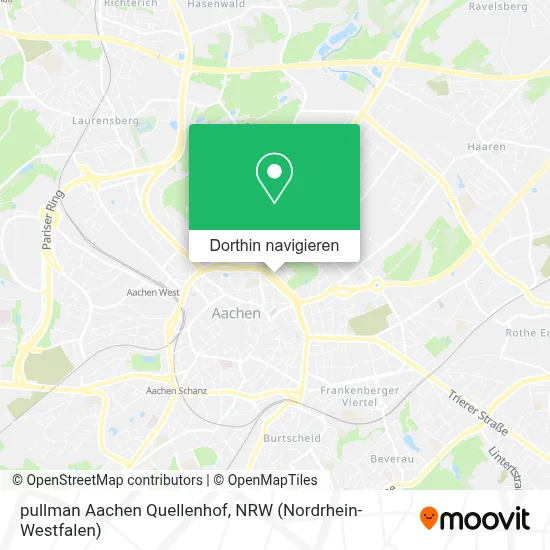 pullman Aachen Quellenhof Karte
