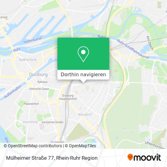 Mülheimer Straße 77 Karte