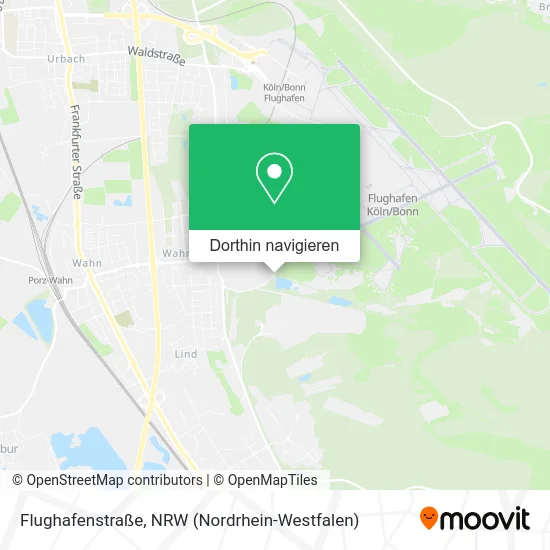 Flughafenstraße Karte