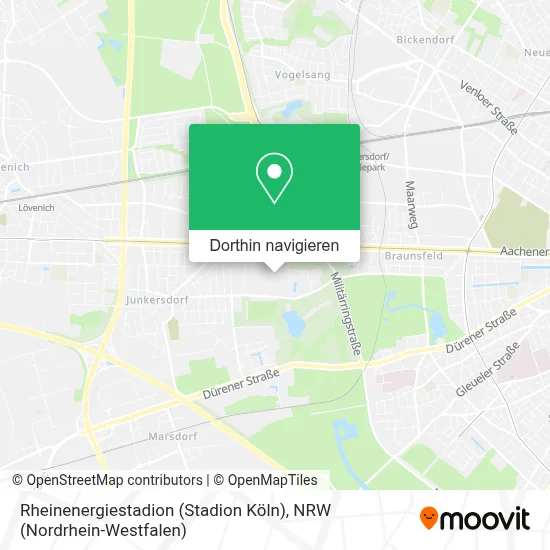 Rheinenergiestadion (Stadion Köln) Karte