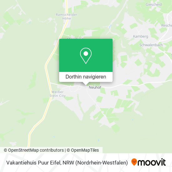 Vakantiehuis Puur Eifel Karte