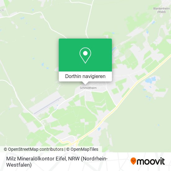 Milz Mineralölkontor Eifel Karte