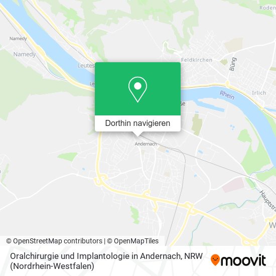 Oralchirurgie und Implantologie in Andernach Karte