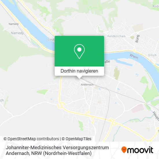 Johanniter-Medizinisches Versorgungszentrum Andernach Karte