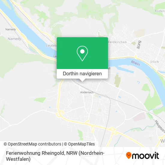 Ferienwohnung Rheingold Karte