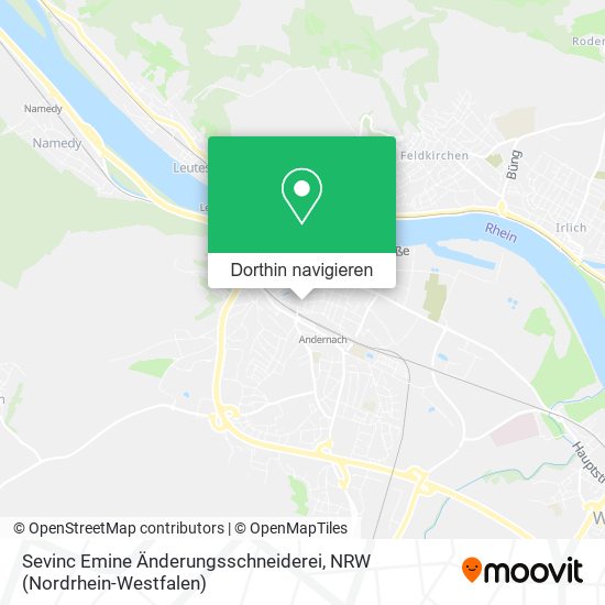 Sevinc Emine Änderungsschneiderei Karte