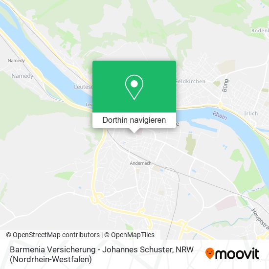 Barmenia Versicherung - Johannes Schuster Karte