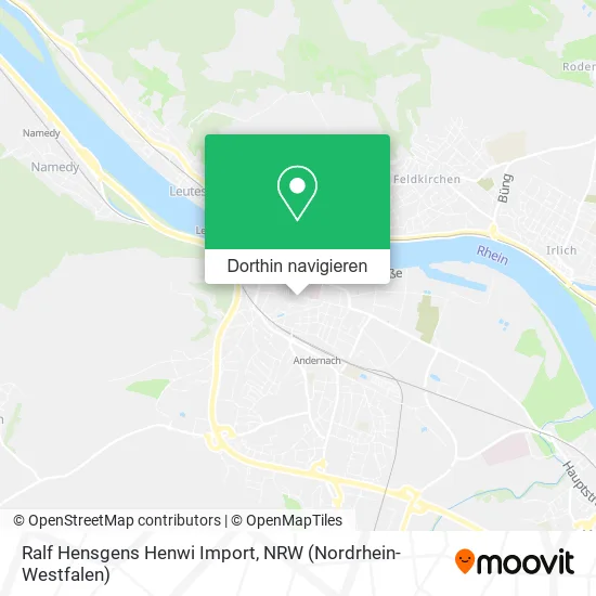 Ralf Hensgens Henwi Import Karte