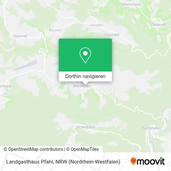 Landgasthaus Pfahl Karte