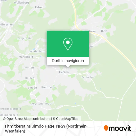 Fitmitkerstins Jimdo Page Karte