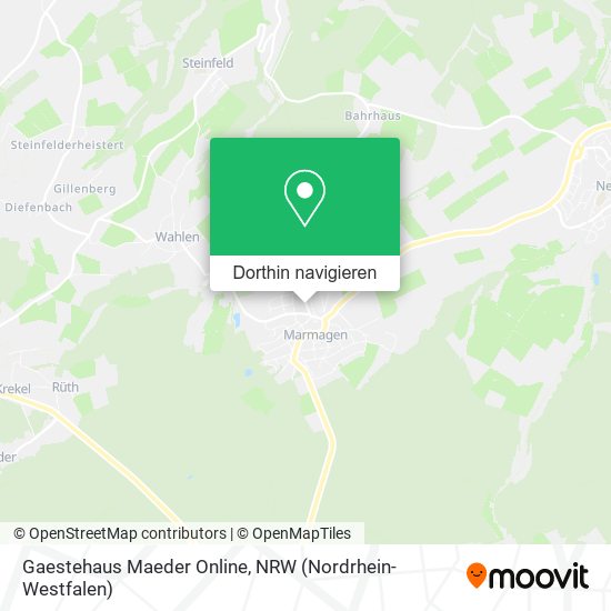 Gaestehaus Maeder Online Karte