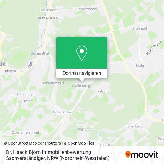 Dr. Haack Björn Immobilienbewertung Sachverständiger Karte