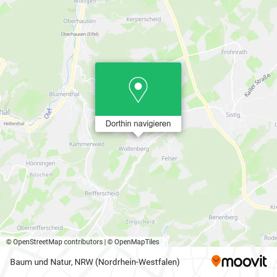 Baum und Natur Karte