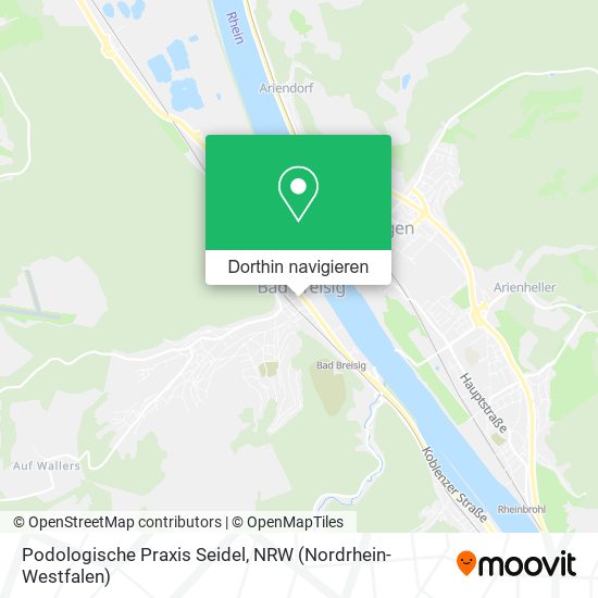 Podologische Praxis Seidel Karte