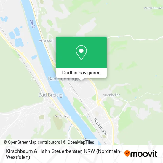 Kirschbaum & Hahn Steuerberater Karte
