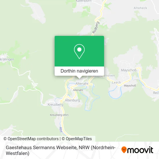 Gaestehaus Sermanns Webseite Karte