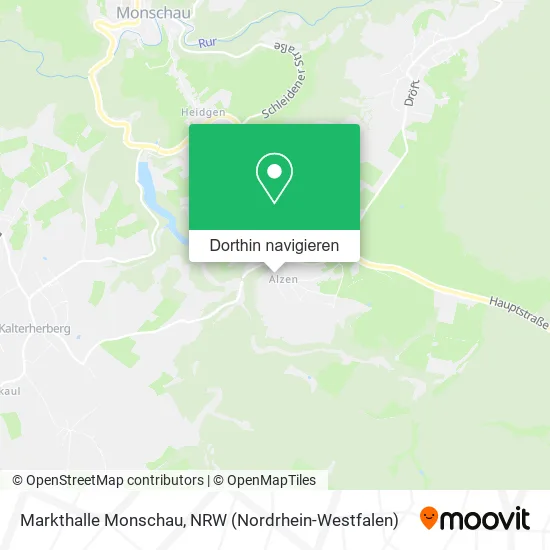 Markthalle Monschau Karte