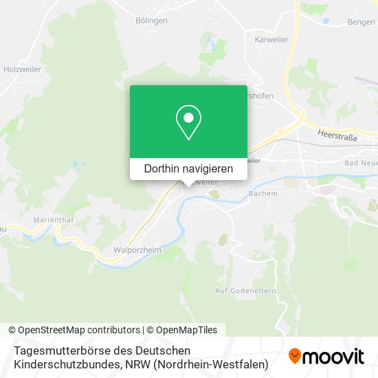 Tagesmutterbörse des Deutschen Kinderschutzbundes Karte