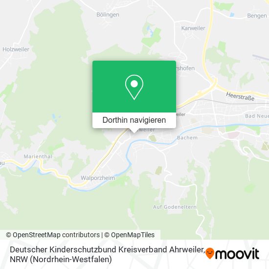 Deutscher Kinderschutzbund Kreisverband Ahrweiler Karte