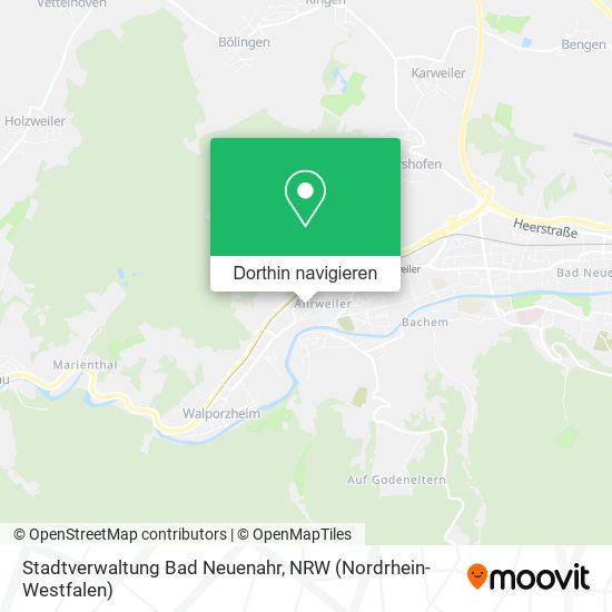 Stadtverwaltung Bad Neuenahr Karte