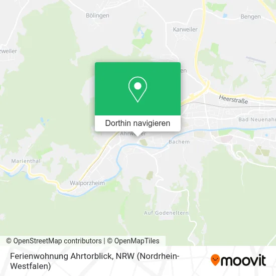 Ferienwohnung Ahrtorblick Karte