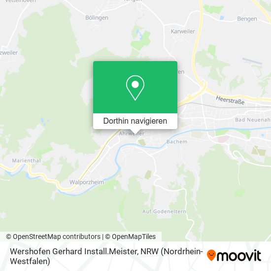 Wershofen Gerhard Install.Meister Karte