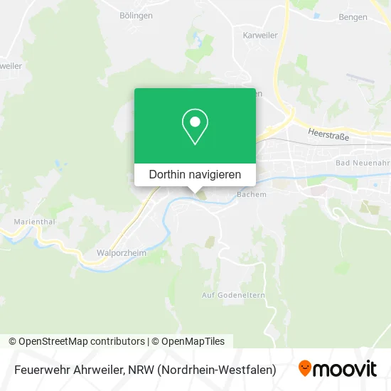 Feuerwehr Ahrweiler Karte