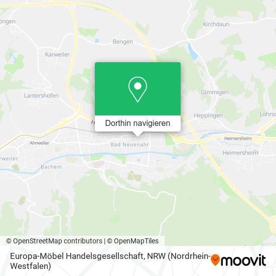 Europa-Möbel Handelsgesellschaft Karte